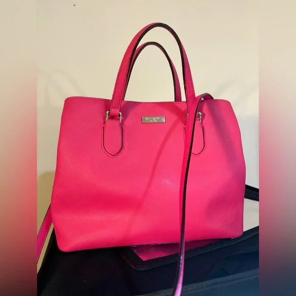 Kate Spade Evangelie crossbody Saffiano leather 12"x9"x5.5" - Picture 16 of 16